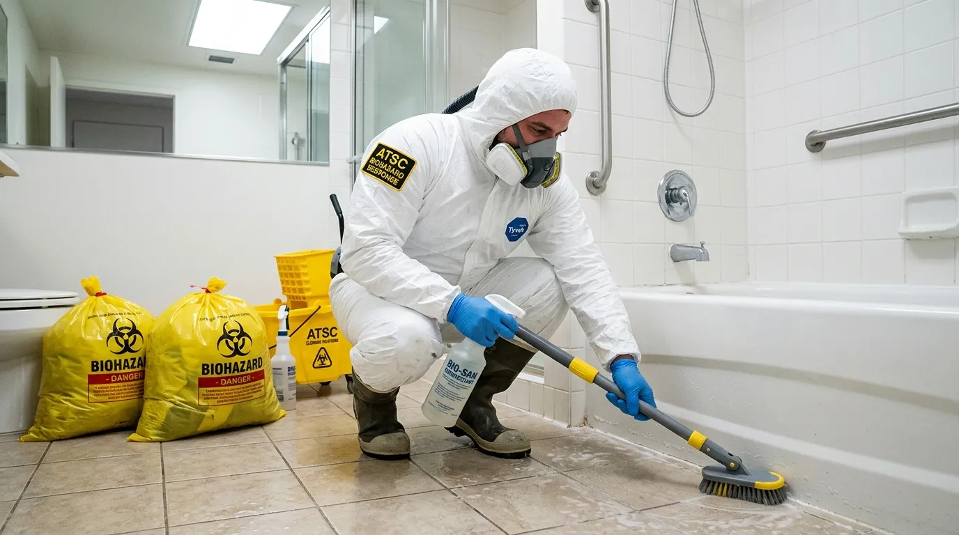 Decontamination equipment deployed for Blood Cleanup in Kennebunk